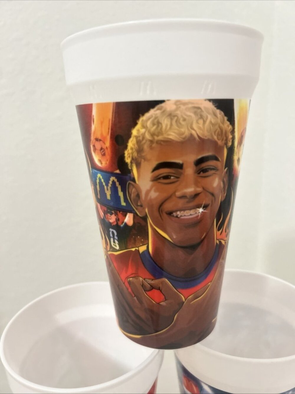 MCDONALDS 2026 FIFA WORLD CUP Rare Collectible Cups Set Of 4 (OPENED) - Picture 4 of 9